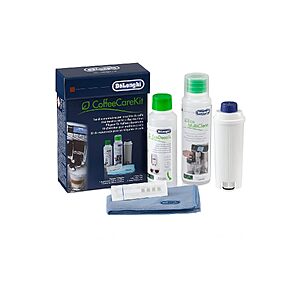 De'Longhi Coffee Care Kit, Essential Coffee Machine Maintenance Products, Suitable for Machines with filters, DLSC306, Black $30.95