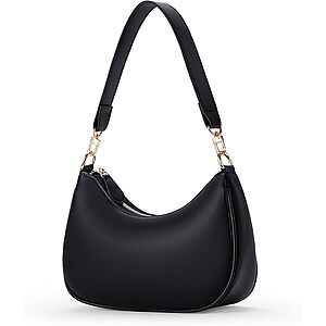 Chelmon Faux Leather Hobo Shoulder Bag (Black) $11.87 + Free Shipping w/ Prime or on $35+