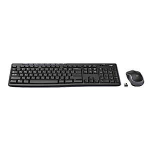 Logitech Wireless Keyboard and Mouse Combo for Windows, 2.4 GHz Wireless, 8 Multimedia and Shortcut Keys, Walmart Exclusive $17.92