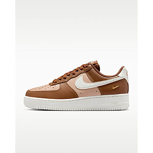 Nike Air Force 1 '07 Women's Shoes, Light British Tan/Hemp/Metallic Gold/Sail, $67.97, FS, Nike