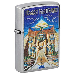 UP THE IRONS: Iron Maiden "Powerslave" Zippo $19.99