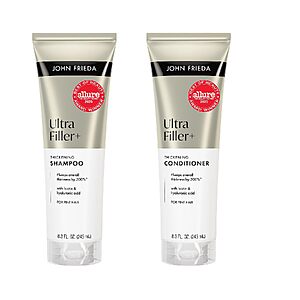 2-Pack 8-Oz John Frieda Ultrafiller+ Thickening Shampoo & Conditioner Set $15.07 w/ S&S + Free Shipping w/ Prime or on $35+