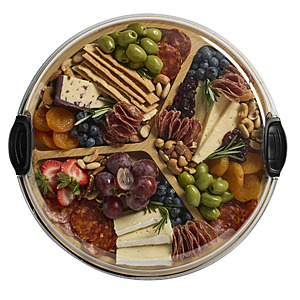 14" Round Farberware Build-a-Board Bamboo Charcuterie Board w/ Lid $17.10 + Free Shipping w/ Walmart+ or on $35+