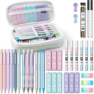 36-Piece Four Candies Mechanical Pencil Set (0.5/0.7/0.9/2.0mm) w/ 624 Refills from $14.29 w/ S&S + Free Shipping w/ Prime or on $35+