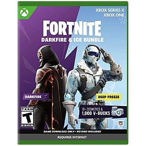 Fortnite Darkfire & Ice Bundle (Xbox Series X) $19.99 + Free Store Pickup at Target or Free Shipping on $35+