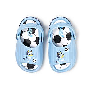 Bluey Toddler Boys Soccer Print Slip On Sandal Clog - $6.97