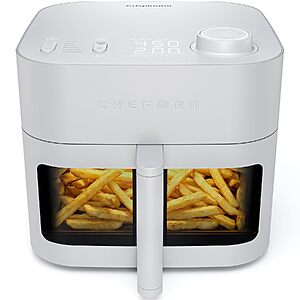 Chefman Crispinator 8-Qt 6-in-1 Air Fryer w/ Viewing Window & Ceramic Basket (Concrete) $84.49 + Free Shipping
