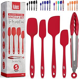 5 Pcs Kaluns Silicone Spatula Set $7.99 + Free S&H w/ Prime or $35+