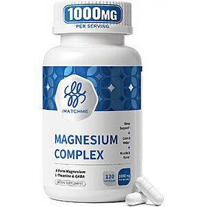 Magnesium Complex Supplement 1000mg $9 AC