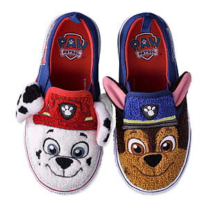 Paw Patrol Characters Toddler Kids Fleece Slip-On Sneakers $6.64+