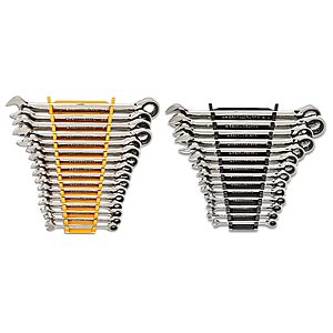 GEARWRENCH 30 Piece 12 Pt SAE/mm Ratcheting Combination Wrench Set| 86702 $188.16
