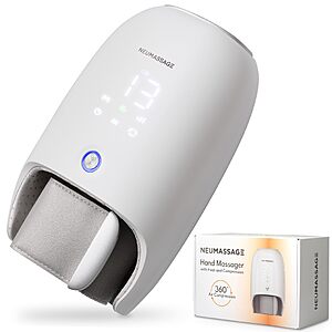 NEUMASSAGE Hand Massager with Heat, Cooling and Compression $24.99