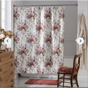 Company Cotton™ Nature's Bouquet Classic Smooth Sateen Shower Curtain - Cream Multi $18.97