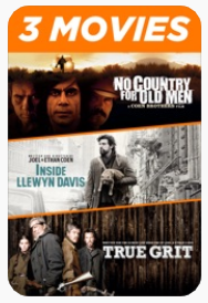 $9.99 sale for the Coen Brothers 3-Movie Collection