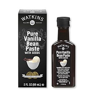 [NEW, SnS] $5.03 | 2-Oz Watkins All Natural Original Gourmet Pure Vanilla Bean Paste at Amazon