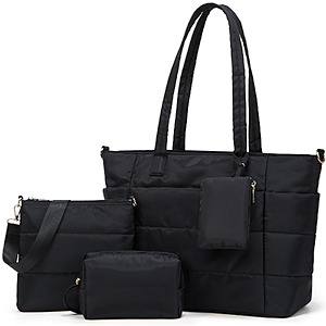YTL 4-Piece 20L Puffer Nylon Tote Bag (Various Colors) $14.99 + Free Shipping w/ Prime or on $35+