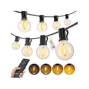 Brightown 100Ft Outdoor String Lights with Remote $12.99 + Free S&H w/ Prime at Woot!