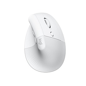 Logitech Mac Lift Mac Wireless Vertical Ergonomic Mouse (Off White) $38.69