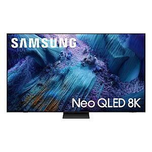 Samsung 75-Inch Class Neo QLED QN990F 8K Mini LED Smart TV NQ8 AI Gen3 Processor $3499