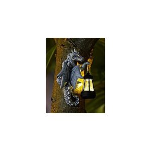 Solar Dragon Tree Hugger Garden Statue $18.99
