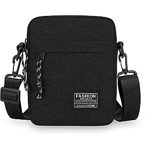 Unisex Small Crossbody Bag (Various Colors) $2.29 + Free Shipping w/ Prime or on $35+