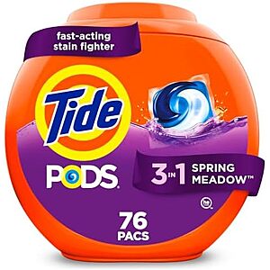 [SnS, AC] $40.73 | 4 × 76-Count Tide PODS Laundry Detergent Pacs (Spring Meadow) ($10.18 each) at Amazon