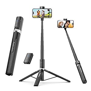 72" Fuloview Selfie Stick Tripod w/ Wireless Bluetooth Remote $7.99 + Free Shipping w/ Prime or on $35+