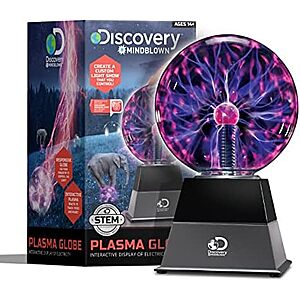 $10.49* | Discovery Plasma Globe Lamp at Amazon