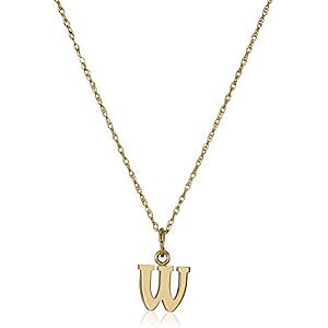 [Prime] $10.38 | Amazon Collection 14k Gold-Filled Letter Charm Pendant Necklace at Amazon