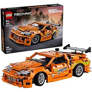 [NEW] $35.99 | 810-Piece LEGO Technic: Fast & Furious - Fast & Furious Toyota Supra MK4 (42204, 2025) at Amazon
