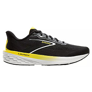 Brooks Men's Launch 12 Running Shoes (Black/Yellow) $77.97 + Free Shipping
