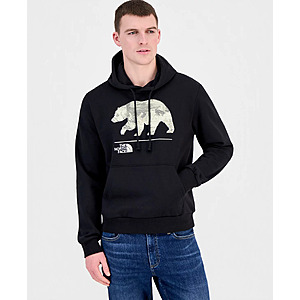 The North Face Men's Evolution Mountain Bear Hoodie (White, Tnf Black, Sizes: S-2XL) Or Women's Graphic Flower Logo Pullover Hoodie (2 Colors)  $39.99 & More + Free Shipping