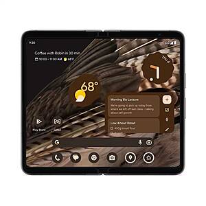 Certified Refurbished | Google Pixel Fold Unlocked Android 5G 256GB Smartphone $329 + Free S/H
