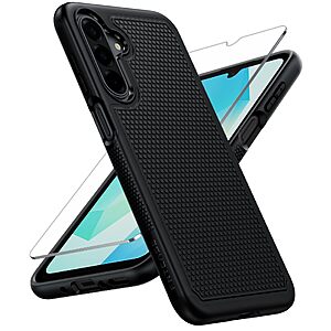$5.37 AMAZON FNTCASE for Galaxy A17/A16 5G Phone Case: Dual Layer Samsung A17 5G Cover (BLACK)
