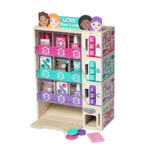 24 Pieces Melissa & Doug Beauty Kiosk Wooden Vending Machine Salon Play Set $26.39 + Free S&H w/ Prime or $35+