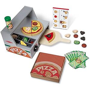 $21.29* | 41-Piece Melissa & Doug Top & Bake Wooden Pizza Counter Play Set at Amazon