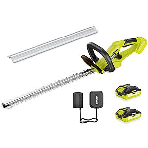 EWORK 20V 22" Cordless Hedge Trimmer w/ 2x 2.0Ah Batteries & Charger (2 colors) $47.69 + Free Shipping