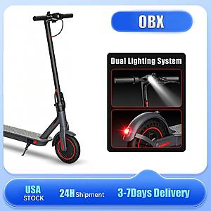 OBX Foldable 8.5" Electric Scooter for Commuting 36V 350W Motor Escooter $98 + Free Shipping