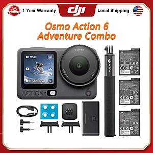DJI Osmo Action 6 Adventure Combo 8K Waterproof Action Camera $431.1 + Free Shipping