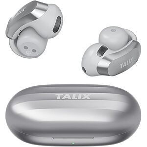 TALIX AuraHalo G1 Open Ear Clip-On Wireless Bluetooth Earbuds (Gray or Black) $16.99 + Free Shipping w/ Prime or on $35+