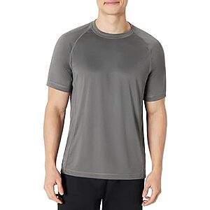 [Prime] $4.65 | Amazon Essentials Men's Slim-Fit Short-Sleeve Quick-Dry UPF 50 Swim Tee at Amazon