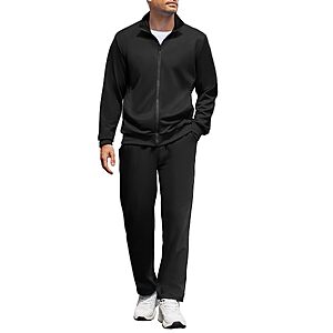 COOFANDY Men's 2-Piece Full-Zip Tracksuit (various) from $18.99 + Free Shipping w/ Prime or on $35+