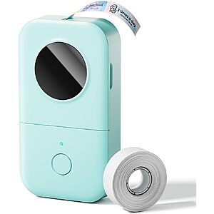 Phomemo D30 Bluetooth Mini Thermal Label Maker Printer (Green, Pink or White) $9.78 + Free Shipping w/ Prime or on $35+