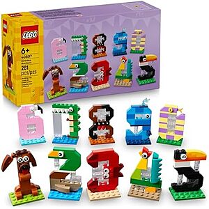 $15.99* | 281-Piece LEGO Seasonal: Birthday - Birthday Numbers (40807, 2025) at Amazon