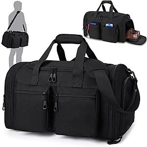 45L Hilomon Expandable Gym Duffle Bag w/ Shoe Compartment $14.99 + Free Shipping w/ Prime or on $35+