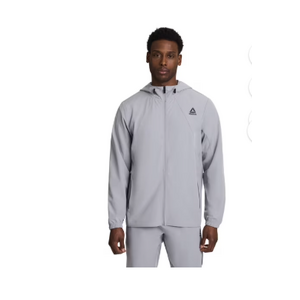 Reebok Men's and Big Men's Swiftmotion Hooded Woven Jacket (Limited Sizes) Sleet $14.92, Black $14.97 + Free S&H w/ Walmart+ or on $35+
