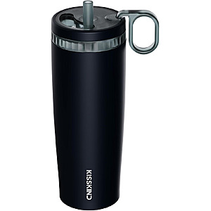 Amazon – KISSKIND 20/24-Oz Ceramic-Lined Iced Coffee Tumbler - $9.95–$11.95 w/ Code