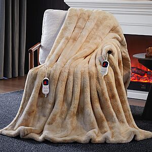 Amazon – Guohaoi Heated Blanket - $14.99–$34.99 w/ Code