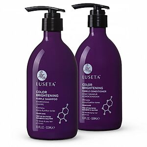 Amazon – Luseta Purple Shampoo & Conditioner Set, 16.9-Oz Each - $17.39 w/ Code