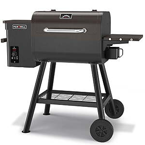 PARGRILL 467 sq.in Wood Pellet Grill & Smoker, BBQ Grill with Auto Temperature Control $210 AC + Free Shipping